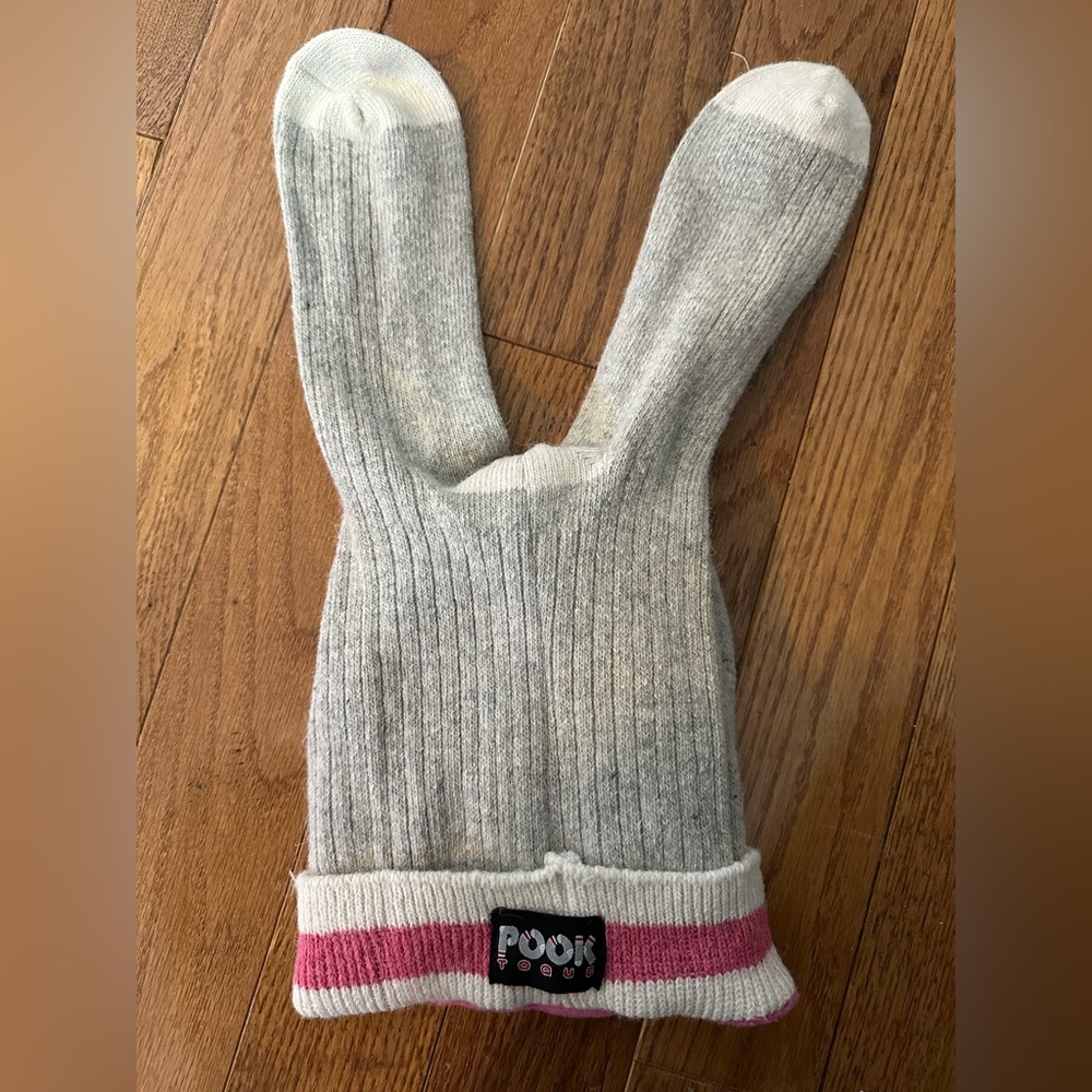 POOK TOQUE | O/S Original Sock Hat with Pink Liner